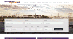 Desktop Screenshot of istanbulairportcitytransfer.com